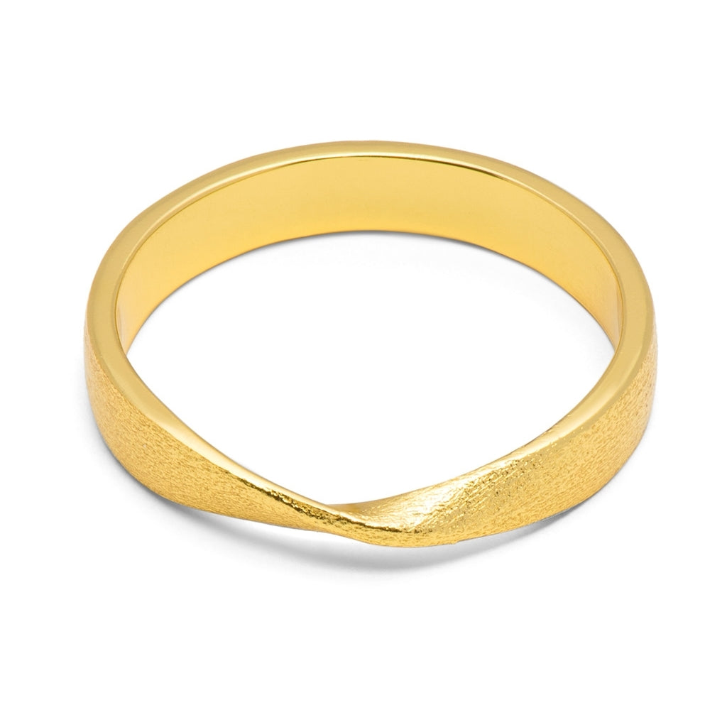 LULU Copenhagen 180 Ring børstet Rings Forgyldt