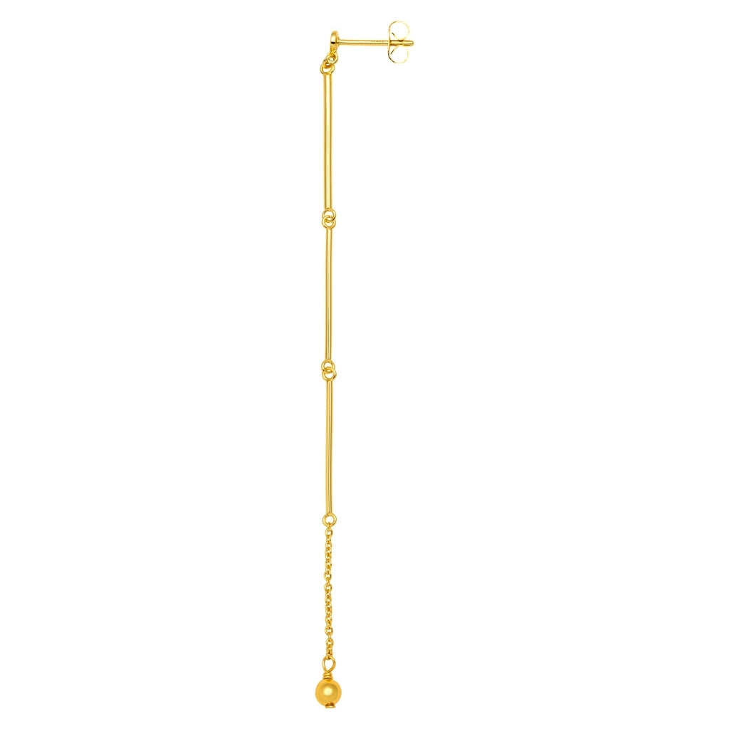 LULU Copenhagen 3 Long Pins ørering 1 stk Ear stud, 1 pcs Forgyldt