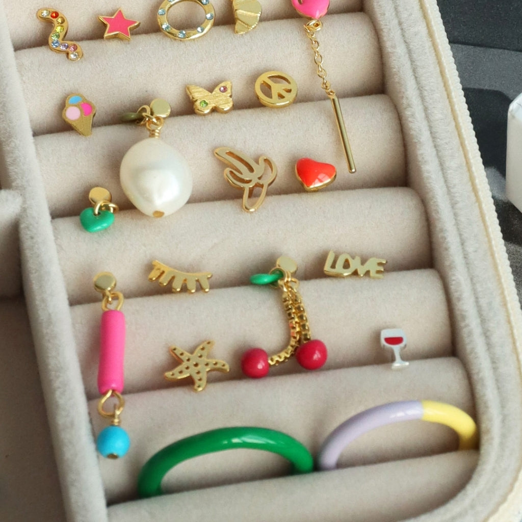 LULU Copenhagen Balloon ørering 1 stk Ear stud, 1 pcs Silver Plated