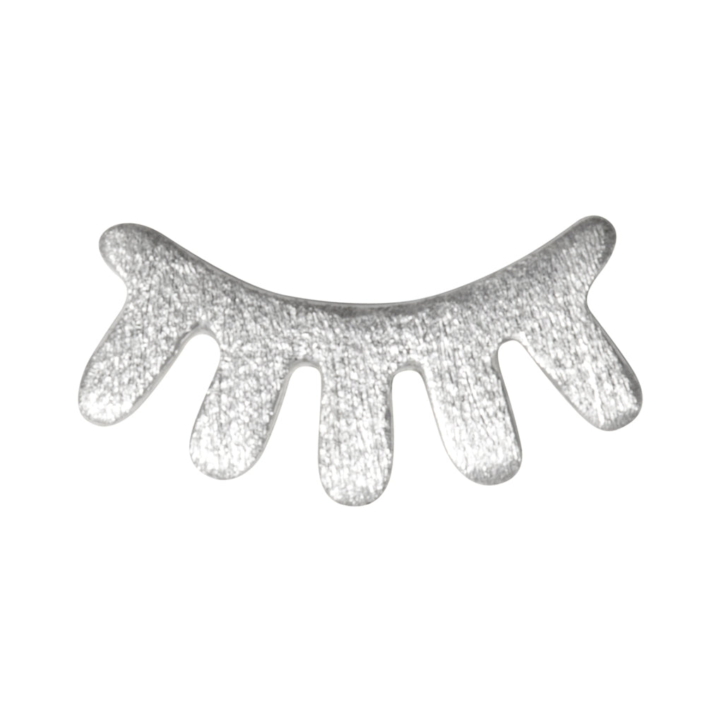 LULU Copenhagen Blink ørering 1 stk børstet Ear stud, 1 pcs Sølv