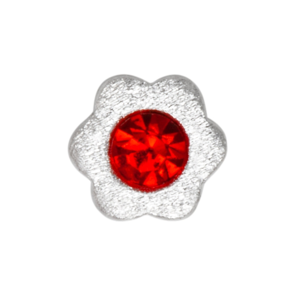 LULU Copenhagen Blomst ørering 1 stk Ear stud, 1 pcs Rød