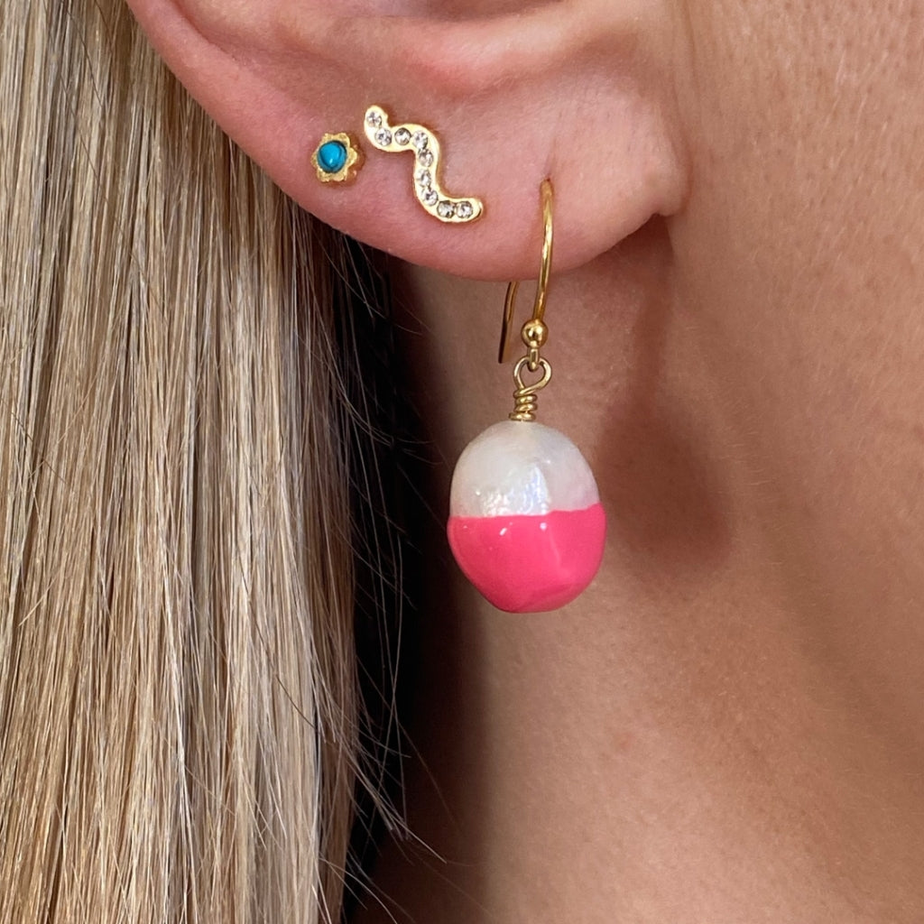LULU Copenhagen Blomst ørering 1 stk Ear stud, 1 pcs