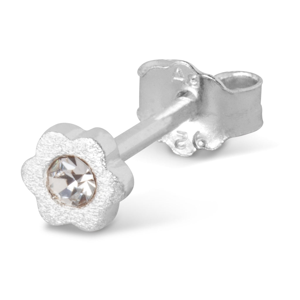 LULU Copenhagen Blomst ørering 1 stk Ear stud, 1 pcs Hvid