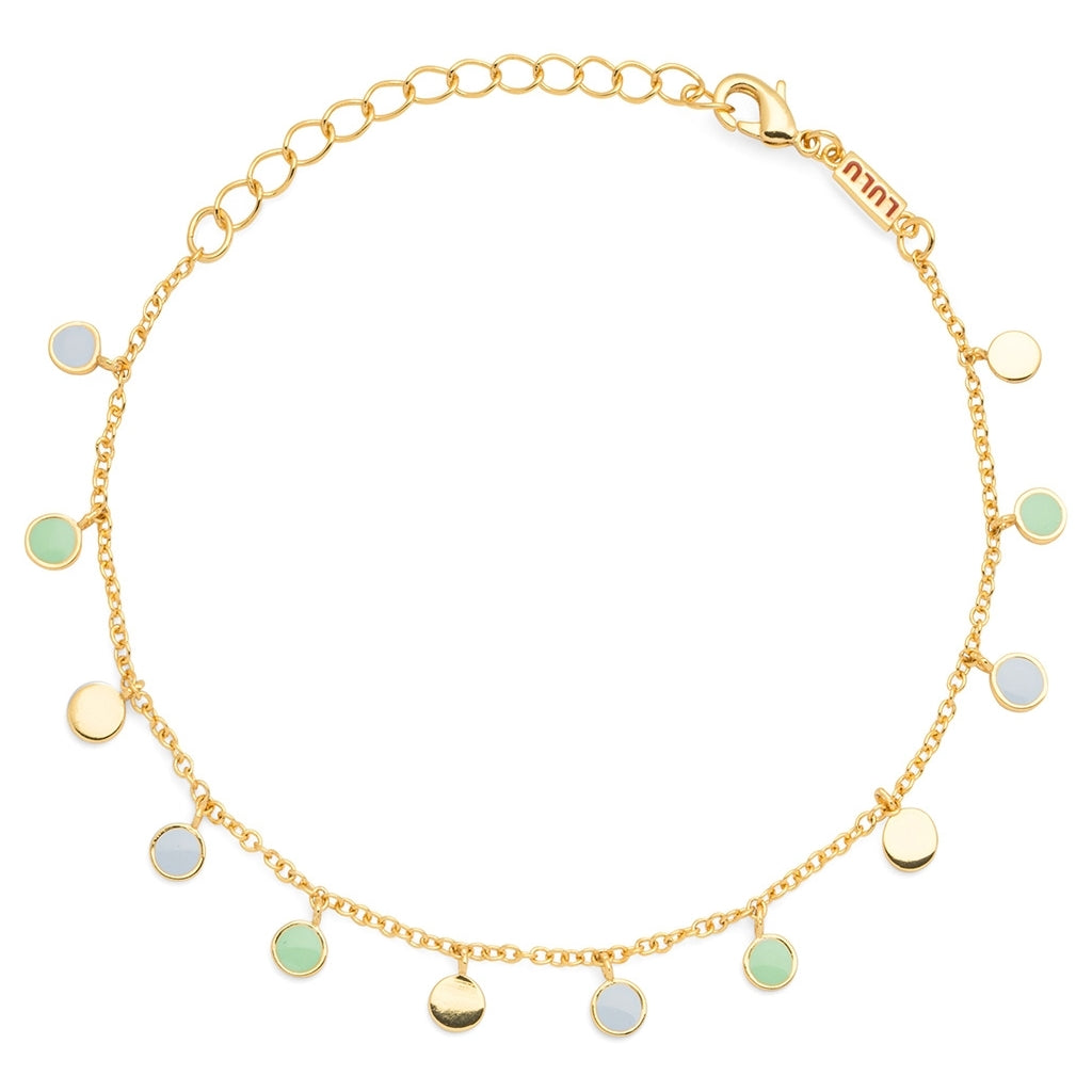 LULU Copenhagen Boho Armbånd Bracelets Skyride Blue/Seasalt Green