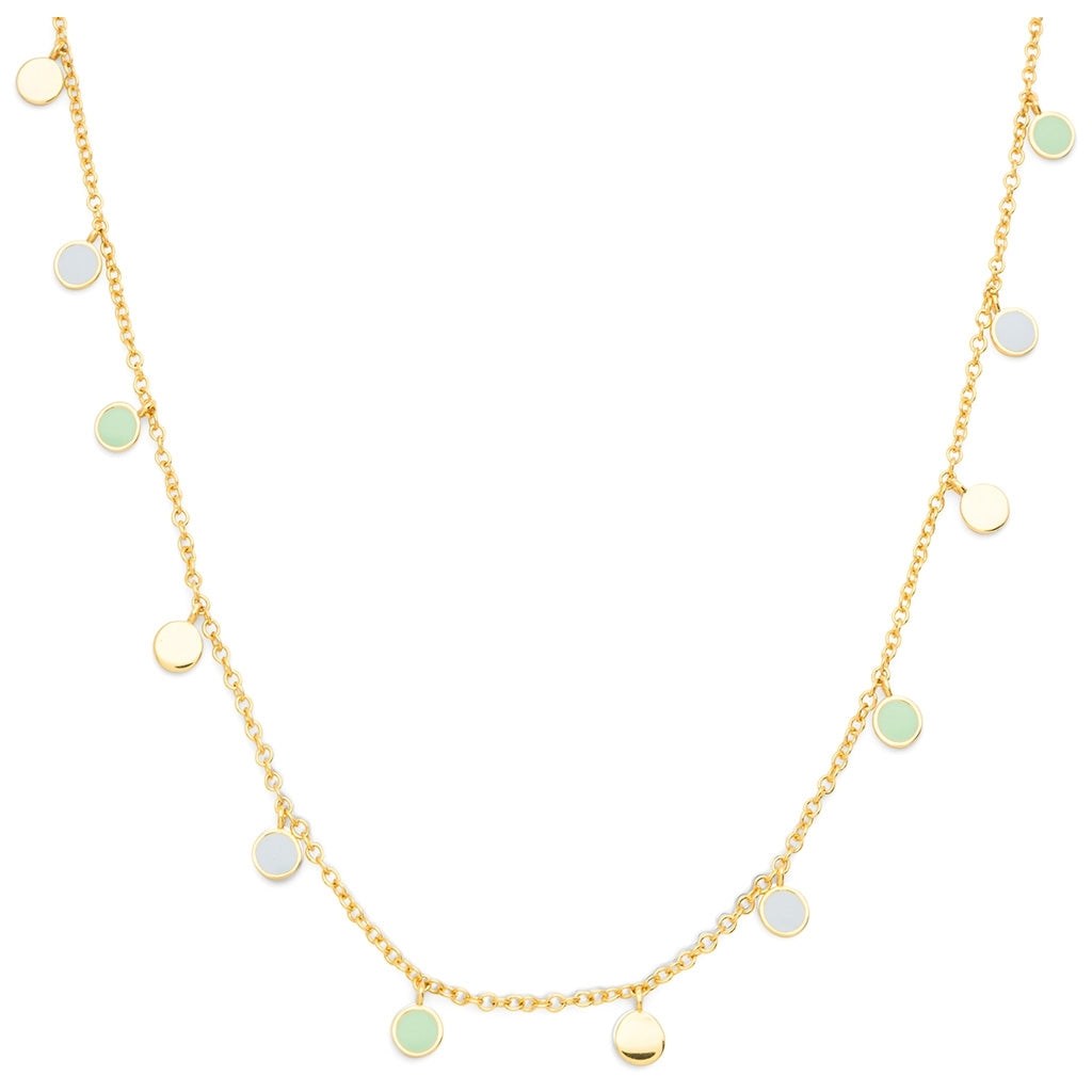 LULU Copenhagen Boho Halskæde Necklaces Skyride Blue/Seasalt Green