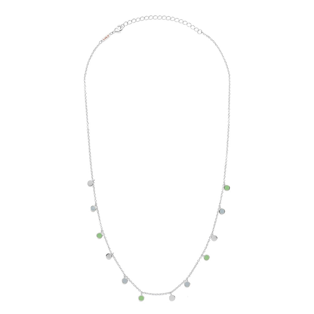 LULU Copenhagen Boho Halskæde Necklaces Skyride Blue/Seasalt Green
