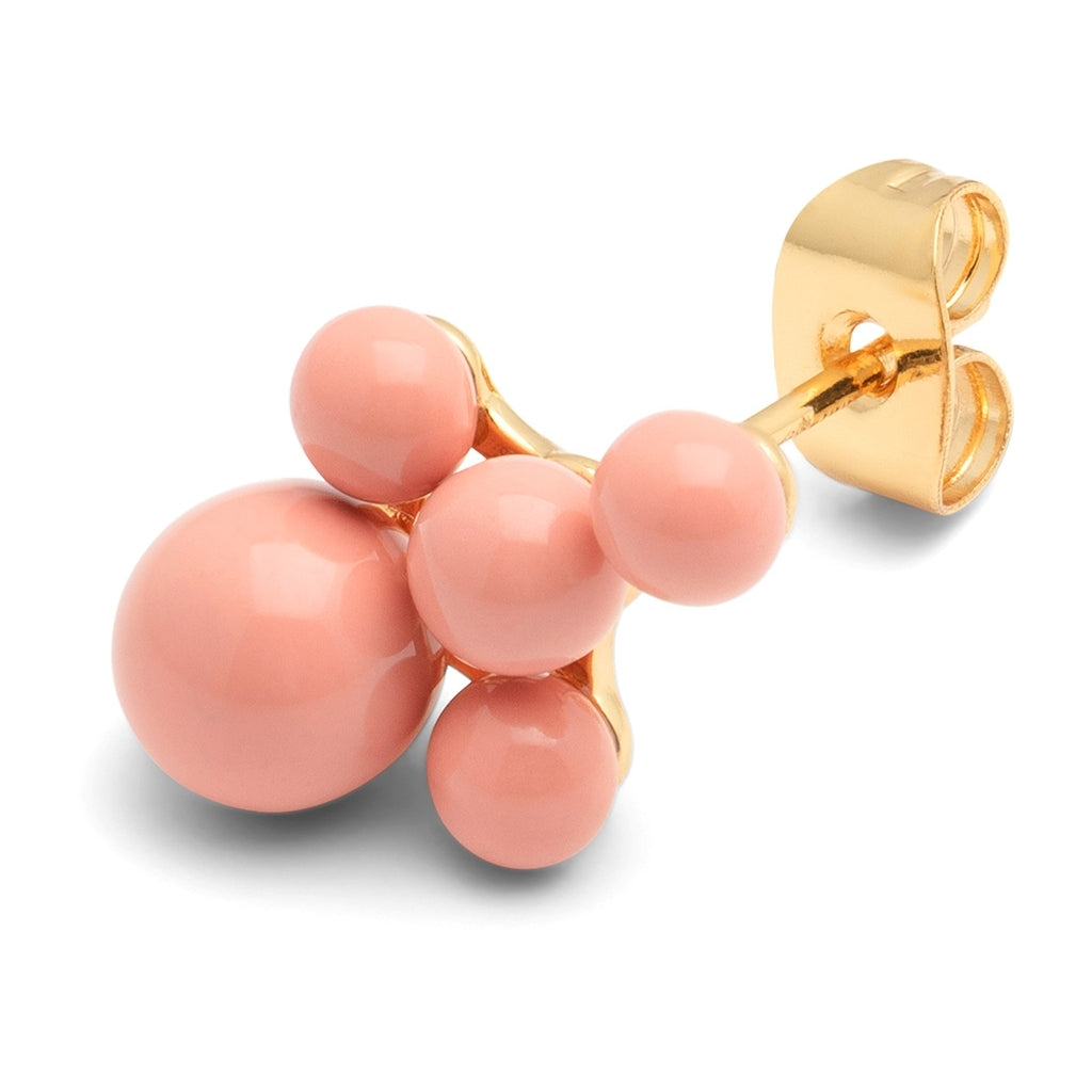 LULU Copenhagen Bouquet Cloud ørering 1 stk Ear stud, 1 pcs Burnt Coral