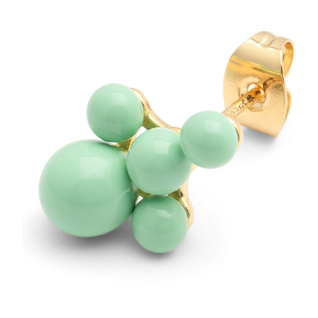LULU Copenhagen Bouquet Cloud ørering 1 stk Ear stud, 1 pcs Seasalt Green