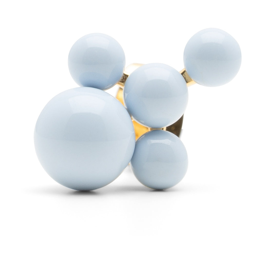 LULU Copenhagen Bouquet Cloud ørering 1 stk Ear stud, 1 pcs Skyride Blue