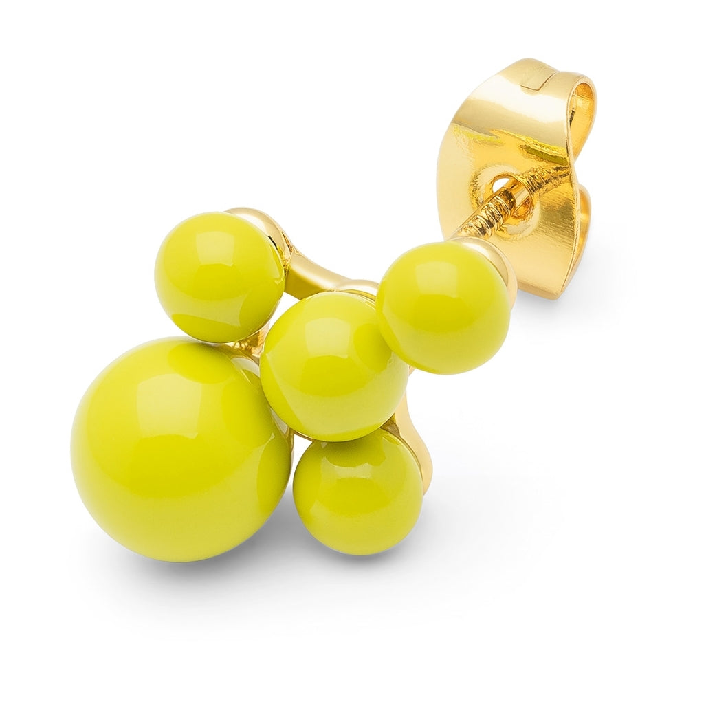LULU Copenhagen Bouquet Cloud ørering 1 stk Ear stud, 1 pcs Wild Lime