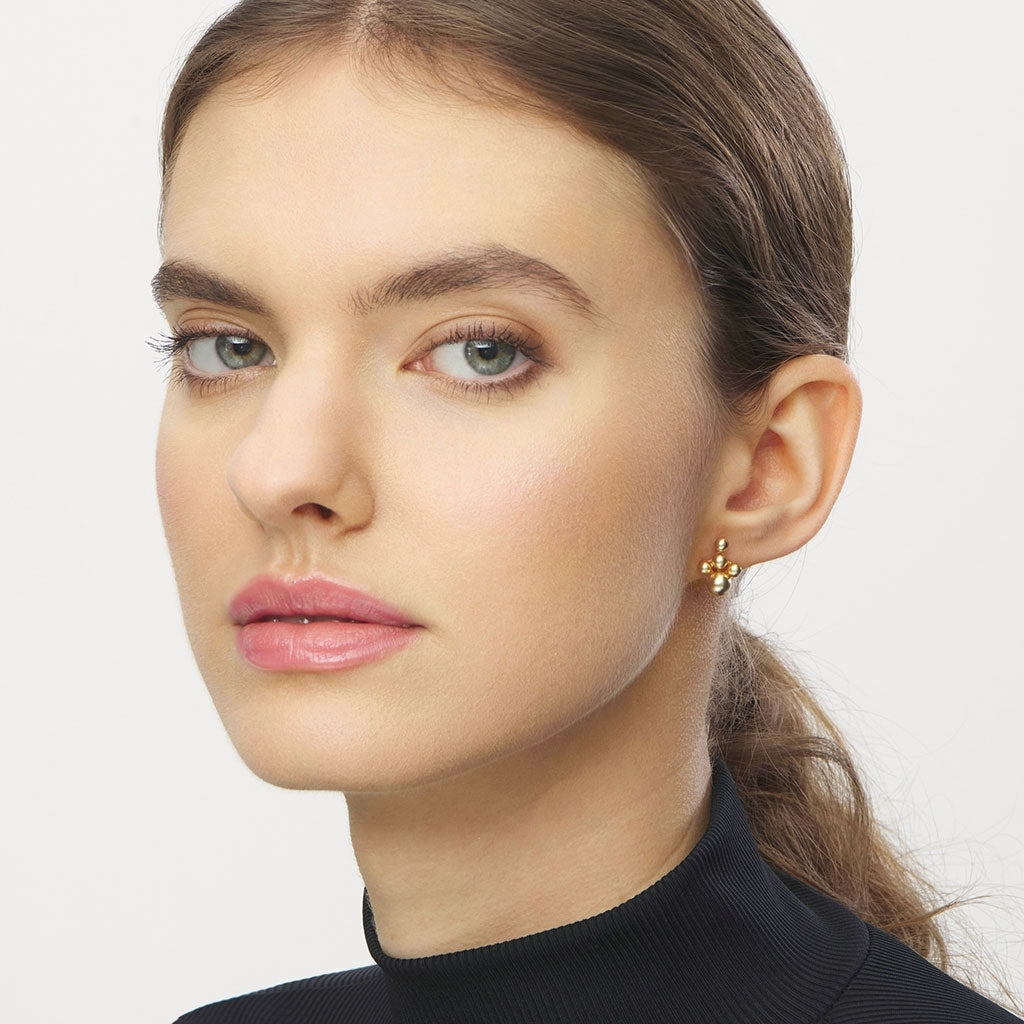 LULU Copenhagen Bouquet Cloud ørering 1 stk Ear stud, 1 pcs Forgyldt
