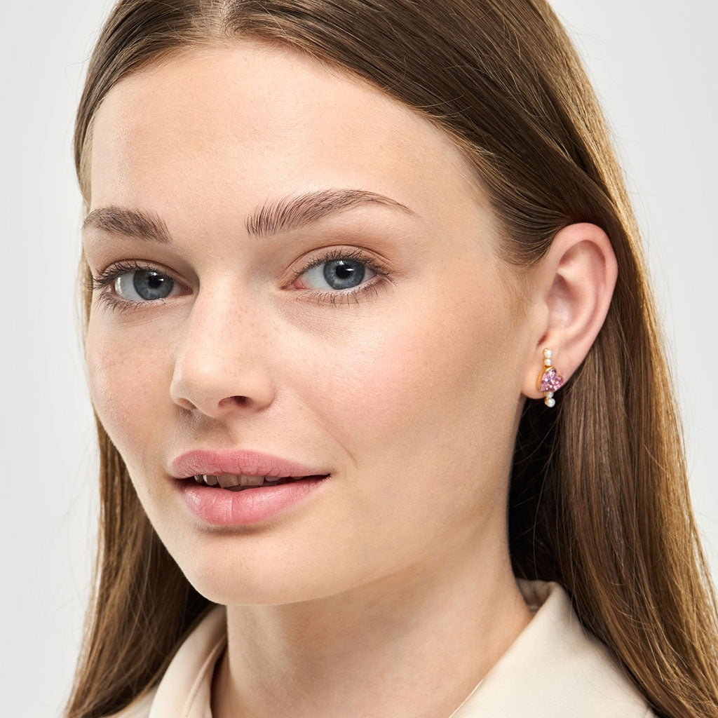 LULU Copenhagen Bouquet Love ørering 1 stk Ear stud, 1 pcs Vintage Rose