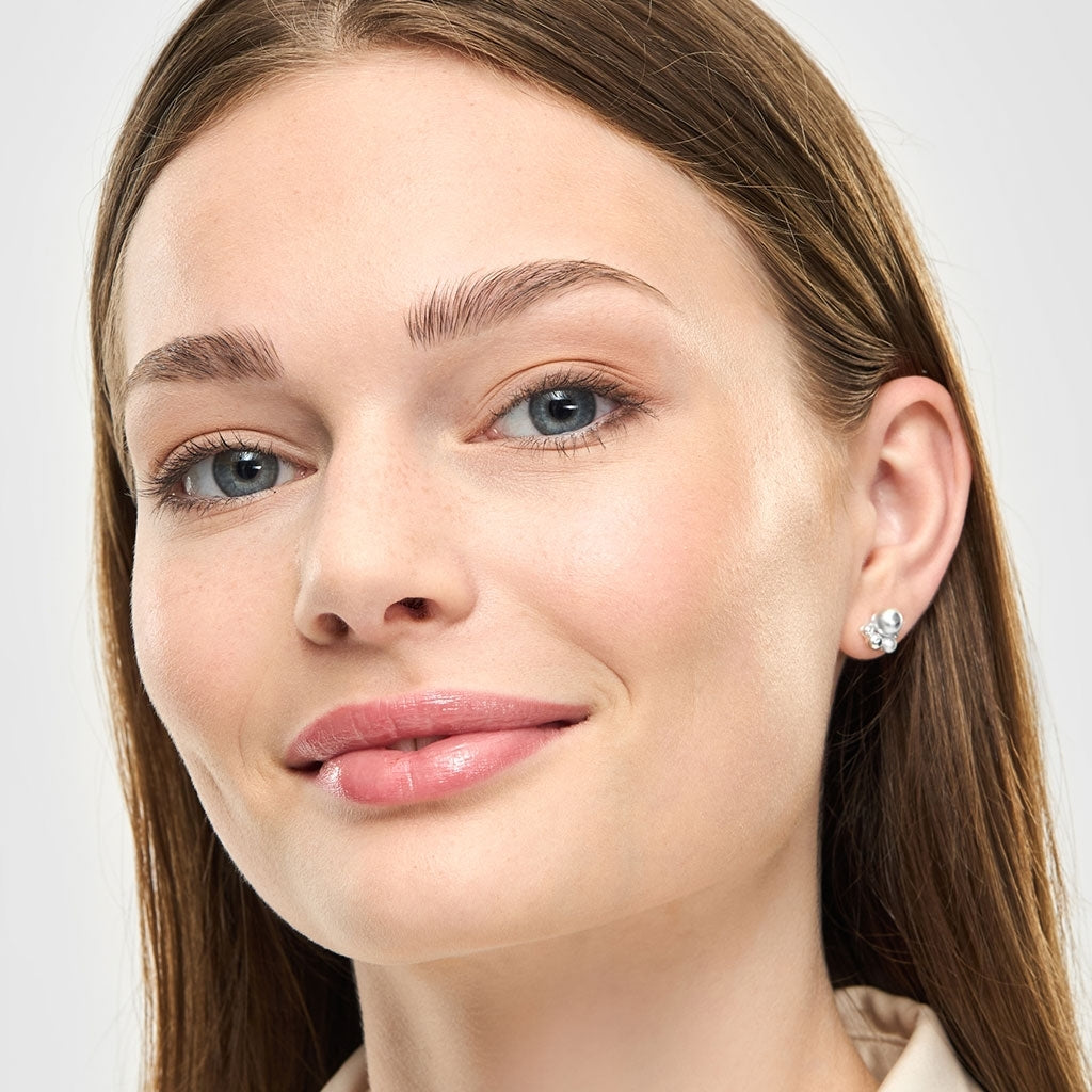 LULU Copenhagen Bouquet Silver ørering 1 stk Ear stud, 1 pcs Silver Plated