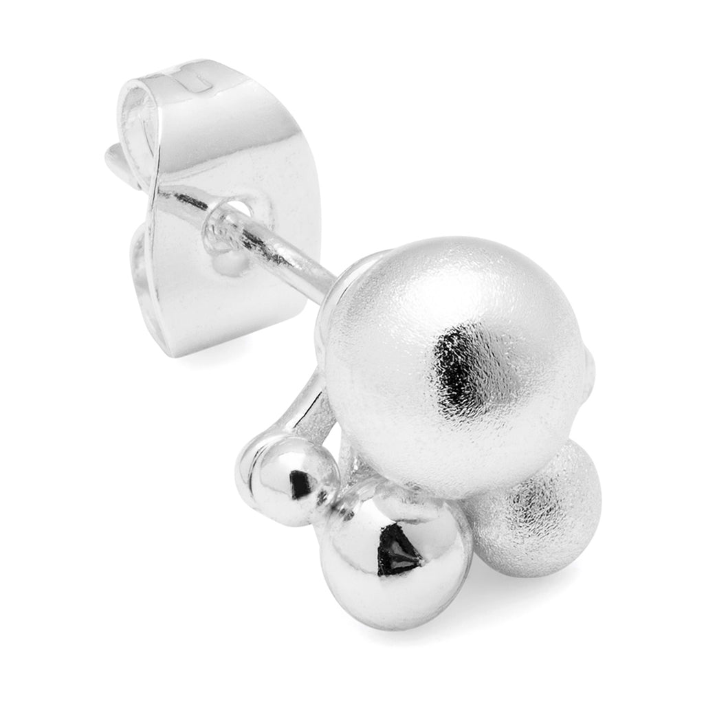LULU Copenhagen Bouquet Silver ørering 1 stk Ear stud, 1 pcs Silver Plated