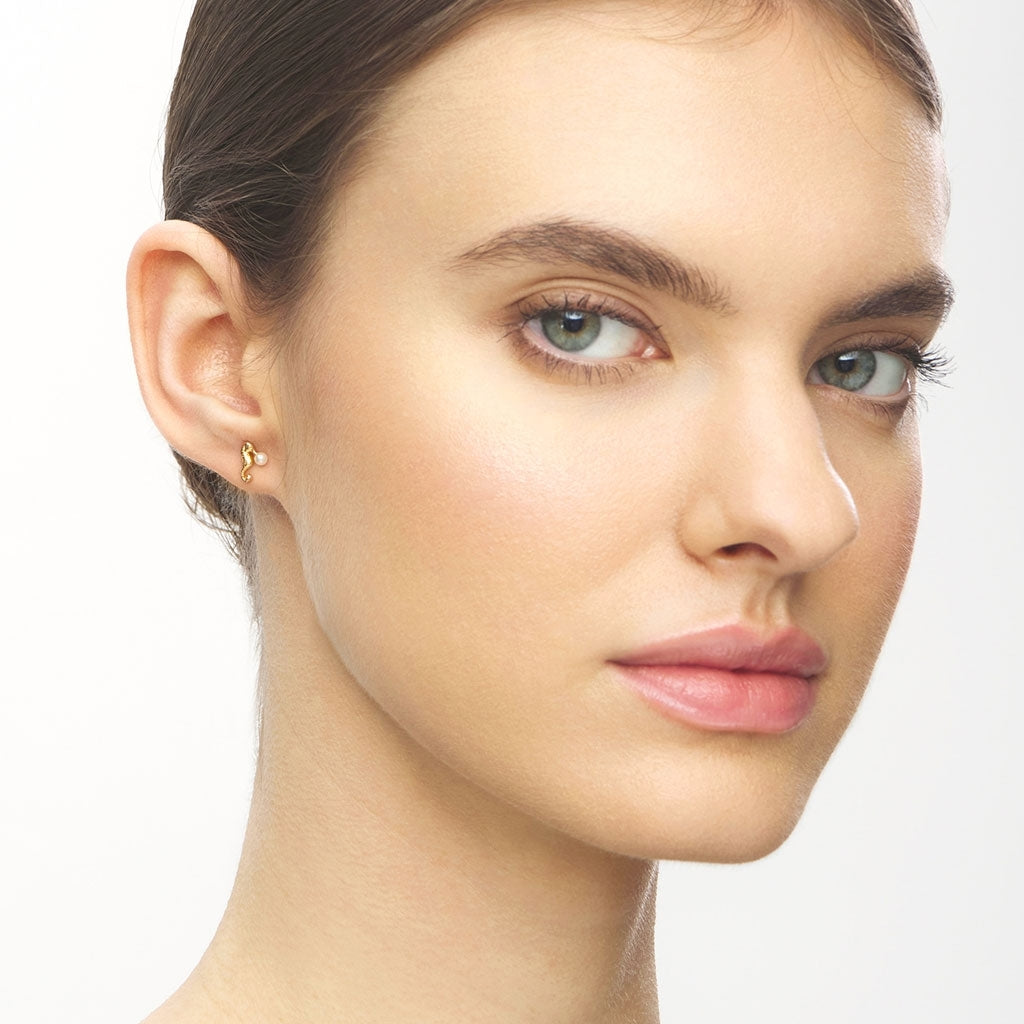 LULU Copenhagen Bubblegum ørering 1 stk. Ear stud, 1 pcs Forgyldt