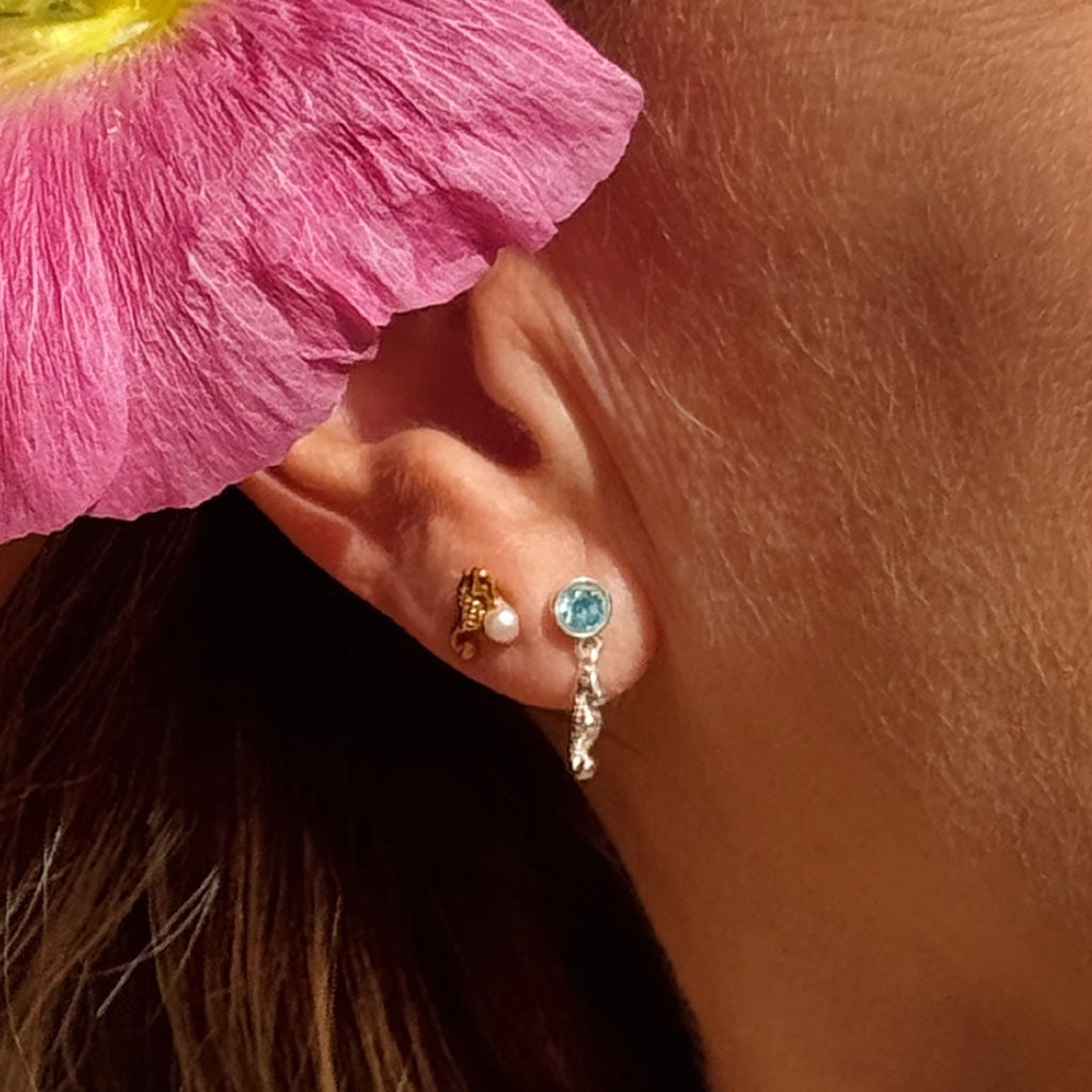 LULU Copenhagen Bubblegum ørering 1 stk. Ear stud, 1 pcs Forgyldt