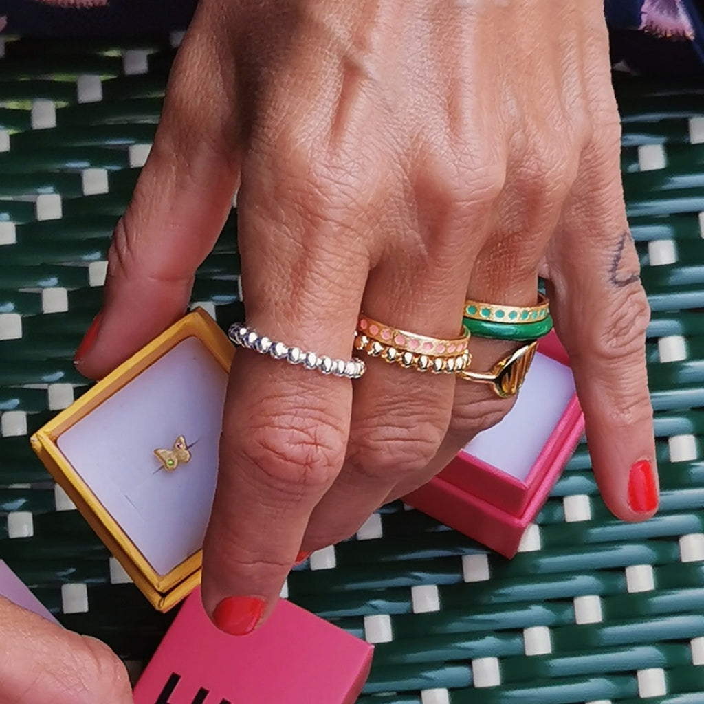 LULU Copenhagen Butterfly ørering 1 stk Ear stud, 1 pcs Silver Plated