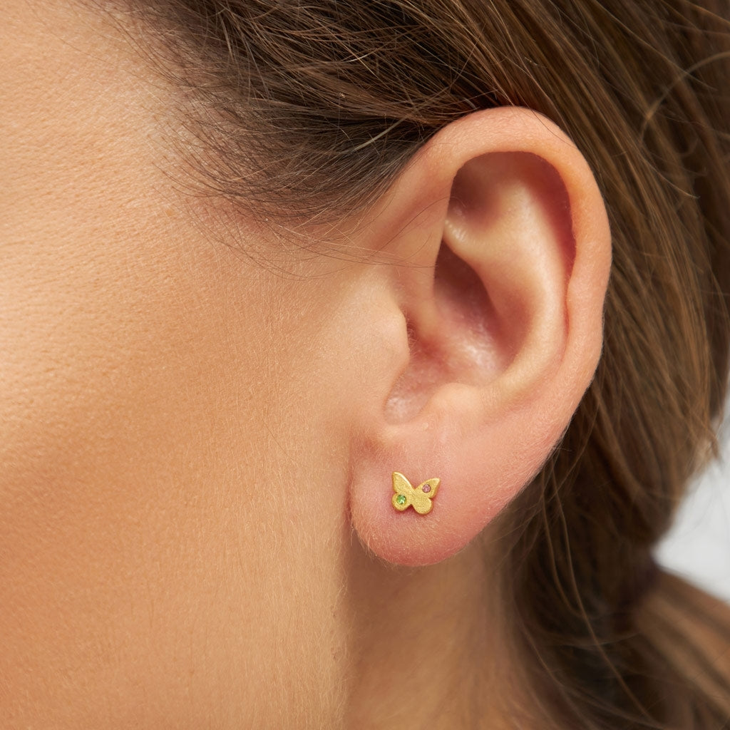 LULU Copenhagen Butterfly ørering 1 stk Ear stud, 1 pcs Forgyldt