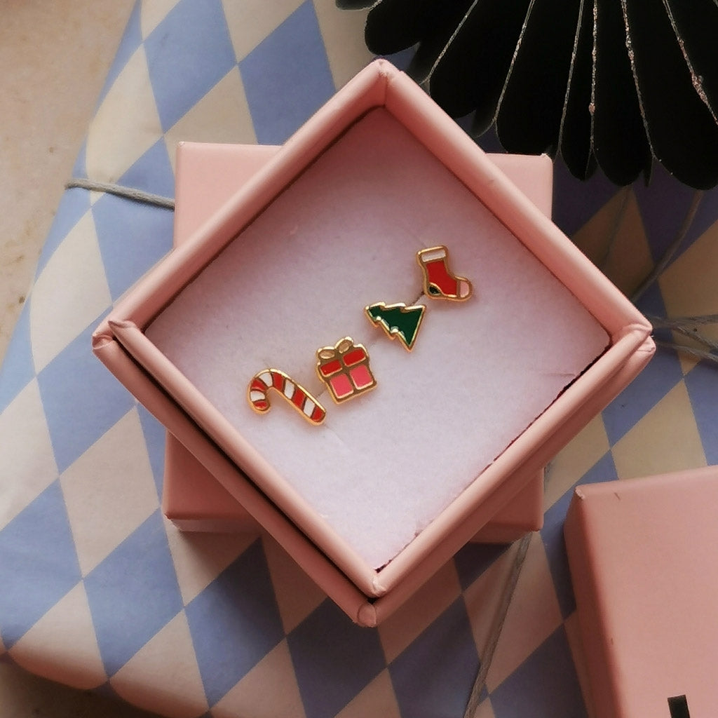 LULU Copenhagen Christmas Gift ørering 1 stk Ear stud, 1 pcs Forgyldt