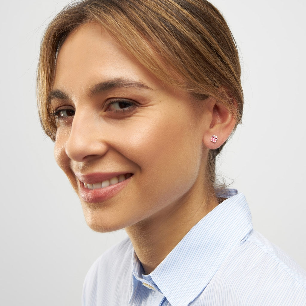 LULU Copenhagen Christmas Gift ørering 1 stk Ear stud, 1 pcs Silver Plated