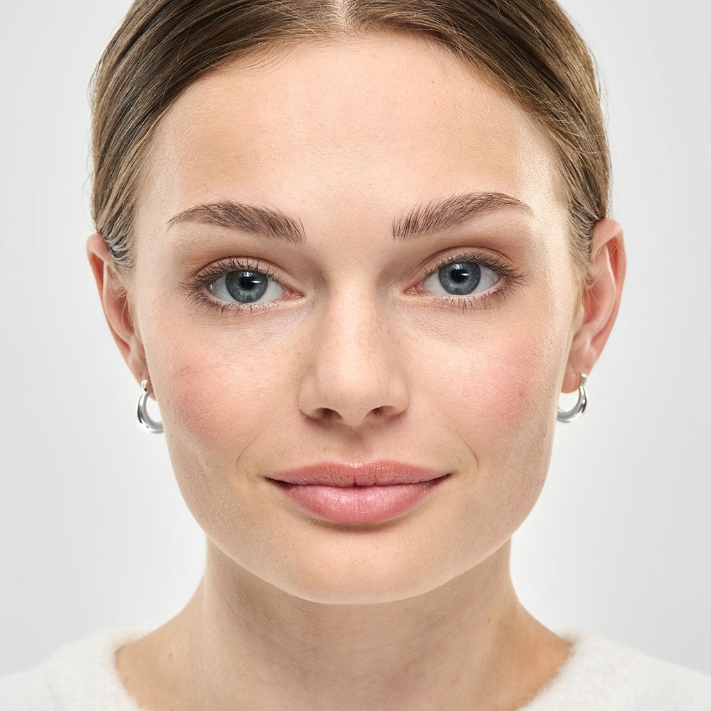 LULU Copenhagen Chunky Heavy Hoops par - sølv belagt Hoops Silver Plated