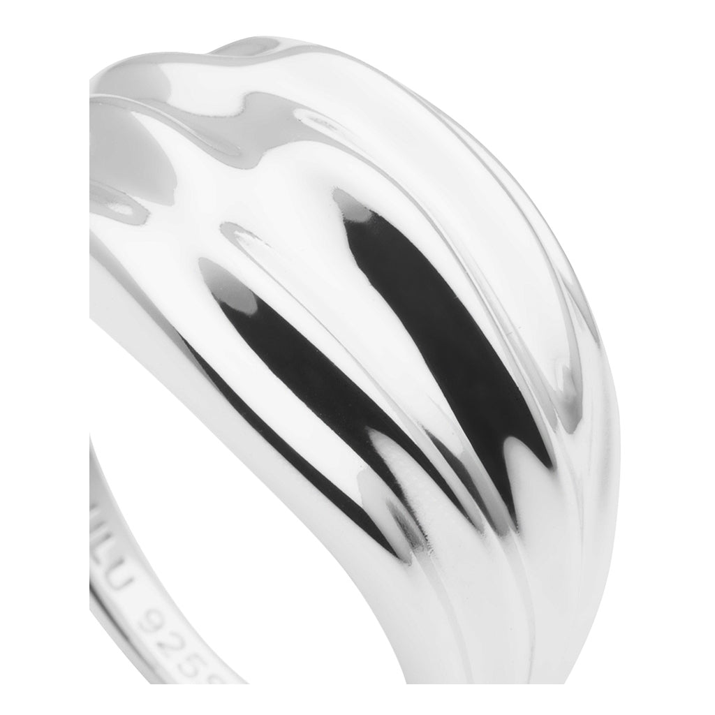 LULU Copenhagen Chunky Silk Ring - sølv Rings Sølv