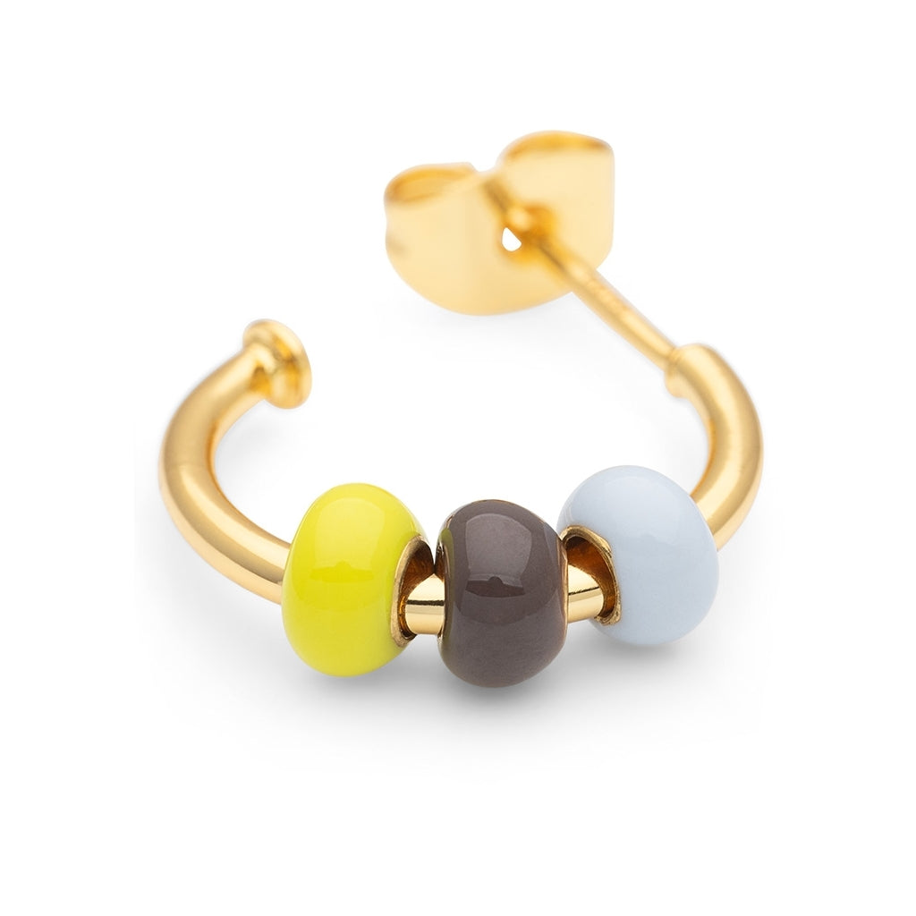 LULU Copenhagen Color Ball 3 Hoops par - Forgyldt Hoops Poetry