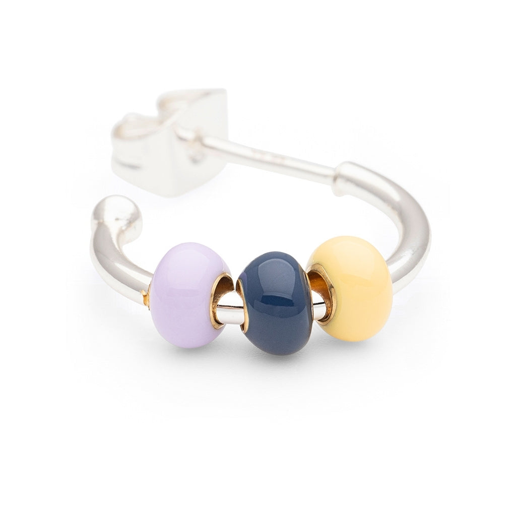 LULU Copenhagen Color Ball 3 Hoops par - Forsølvet Hoops Memories