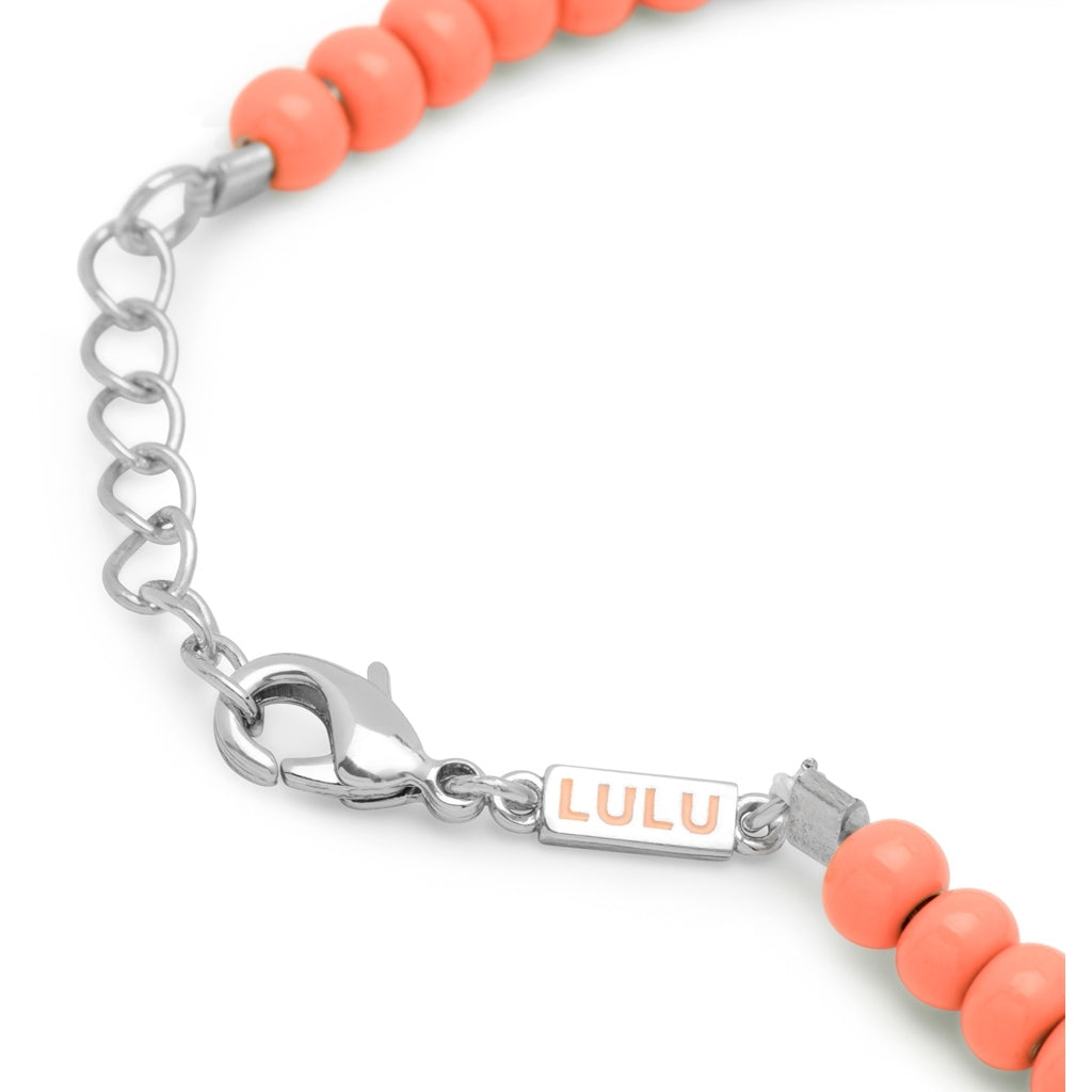 LULU Copenhagen Color Ball Armbånd Charms forsølvet Bracelets Burnt Coral