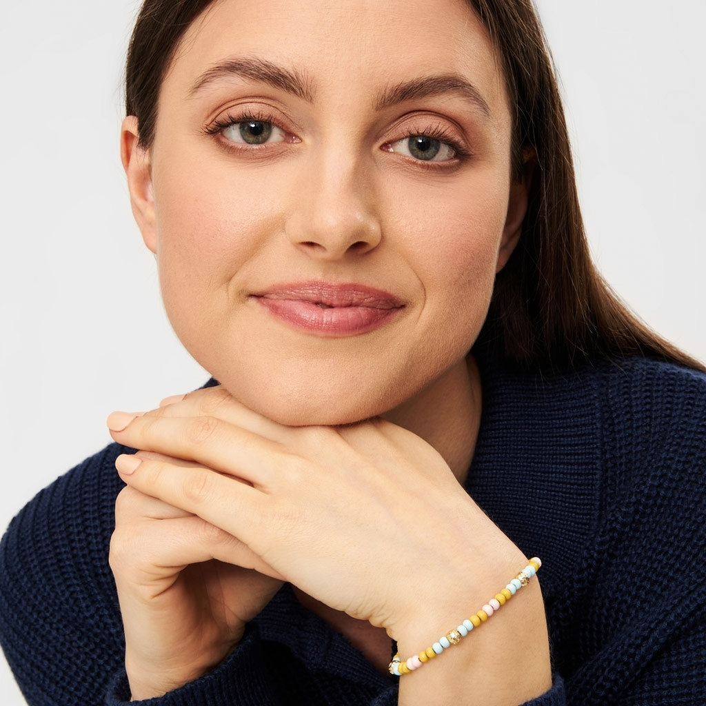 LULU Copenhagen Color Ball Bracelet Summer forgyldt Bracelets Forgyldt