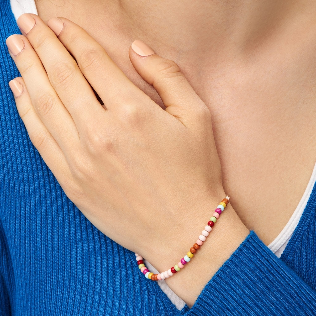 LULU Copenhagen Color Ball Bracelet forsølvet Bracelets Mix