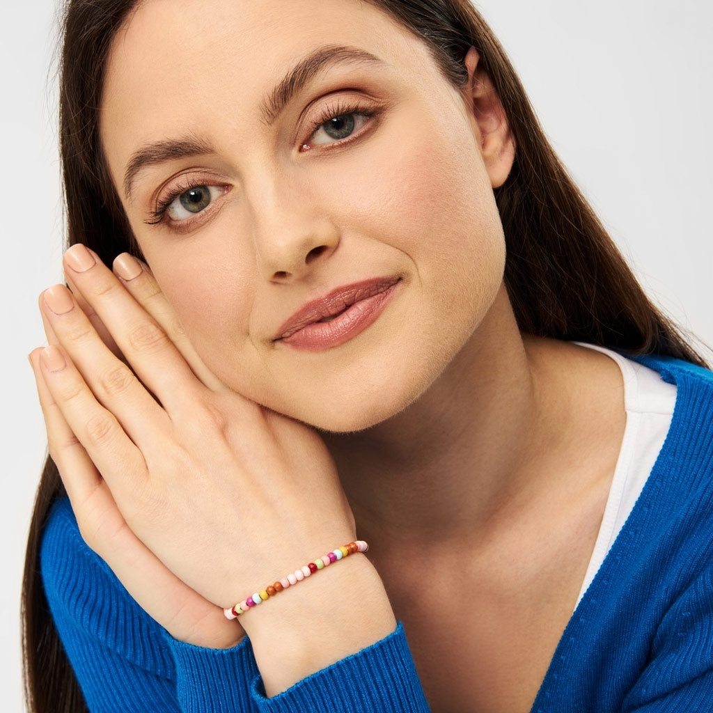 LULU Copenhagen Color Ball Bracelet forsølvet Bracelets Mix