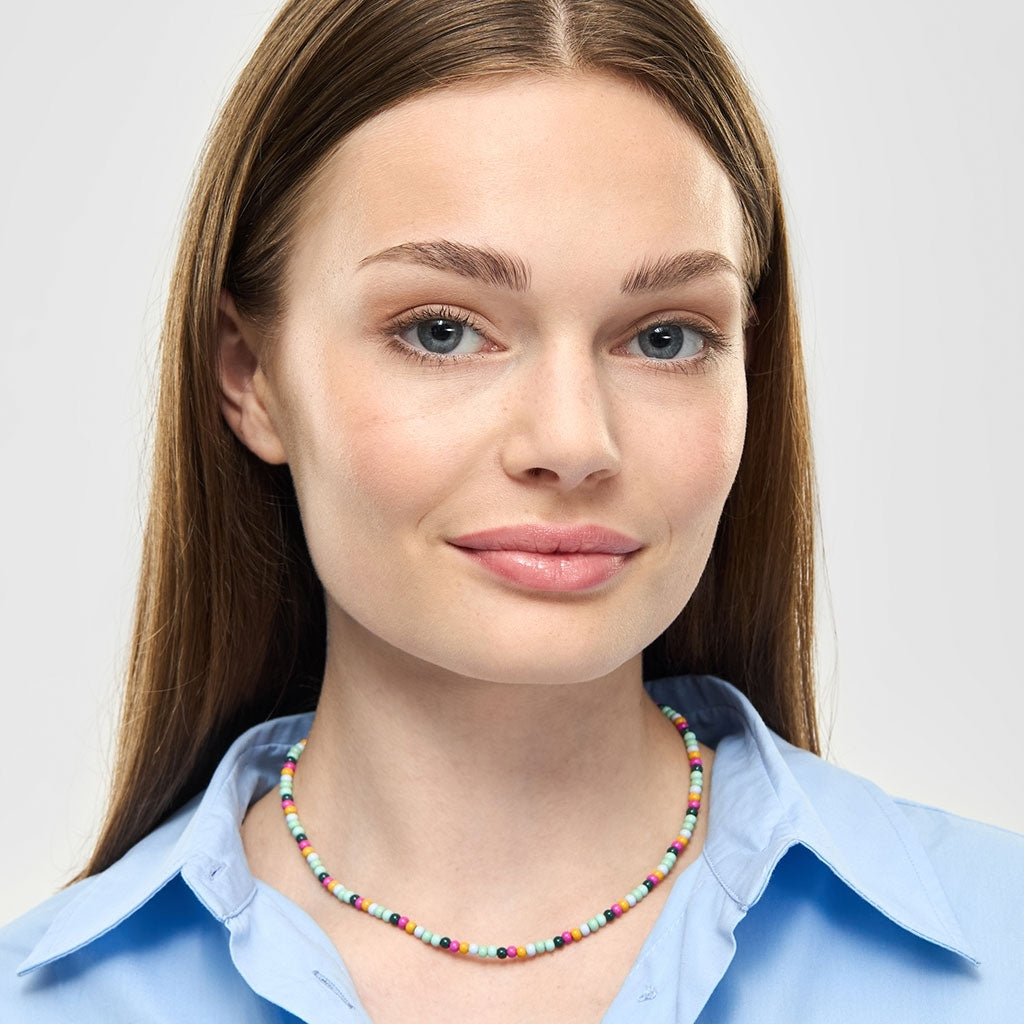 LULU Copenhagen Color Ball Halskæde Necklaces Beach