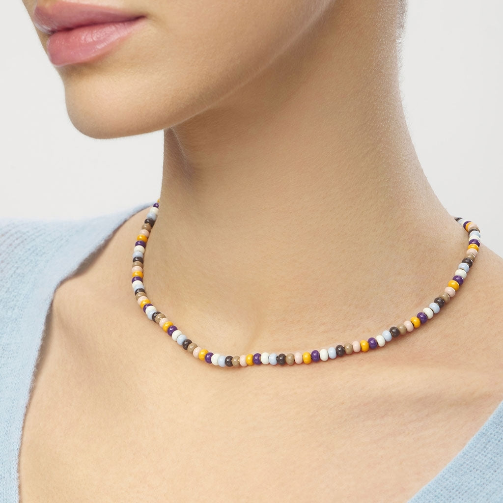 LULU Copenhagen Color Ball Halskæde Necklaces Golden Harvest