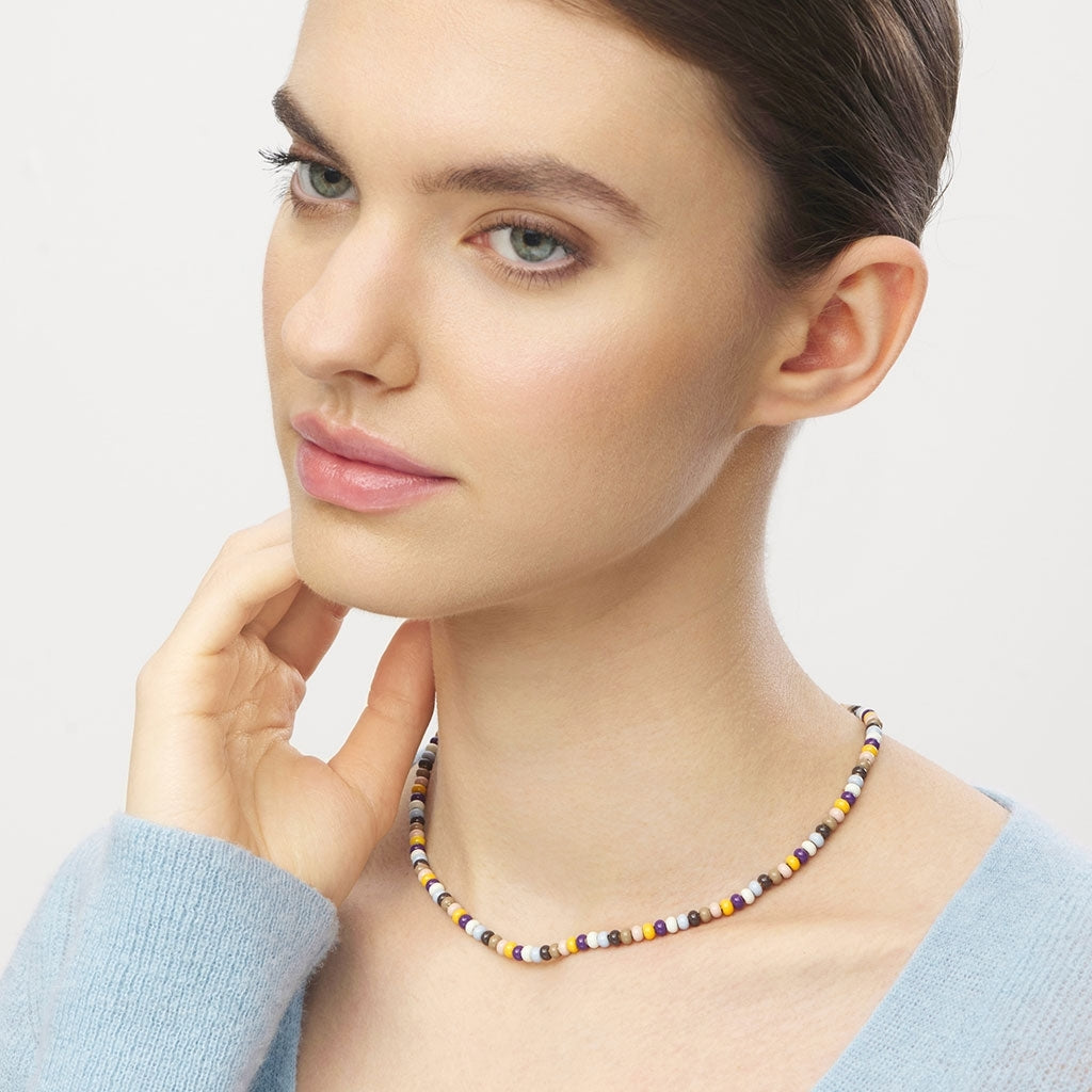 LULU Copenhagen Color Ball Halskæde Necklaces Golden Harvest