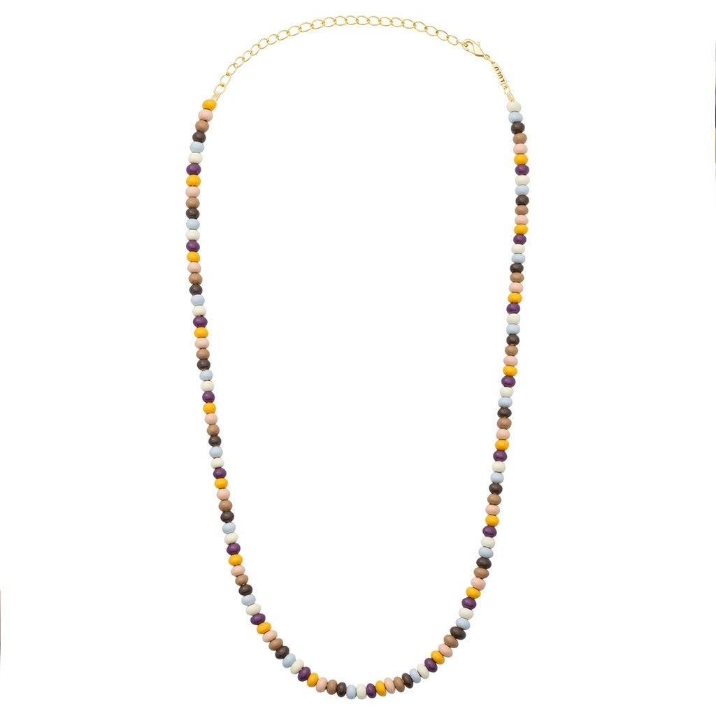 LULU Copenhagen Color Ball Halskæde Necklaces Golden Harvest