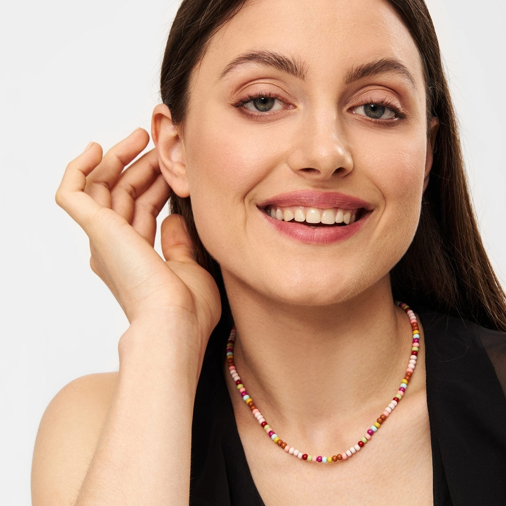 LULU Copenhagen Color Ball Halskæde kort Necklaces Mix