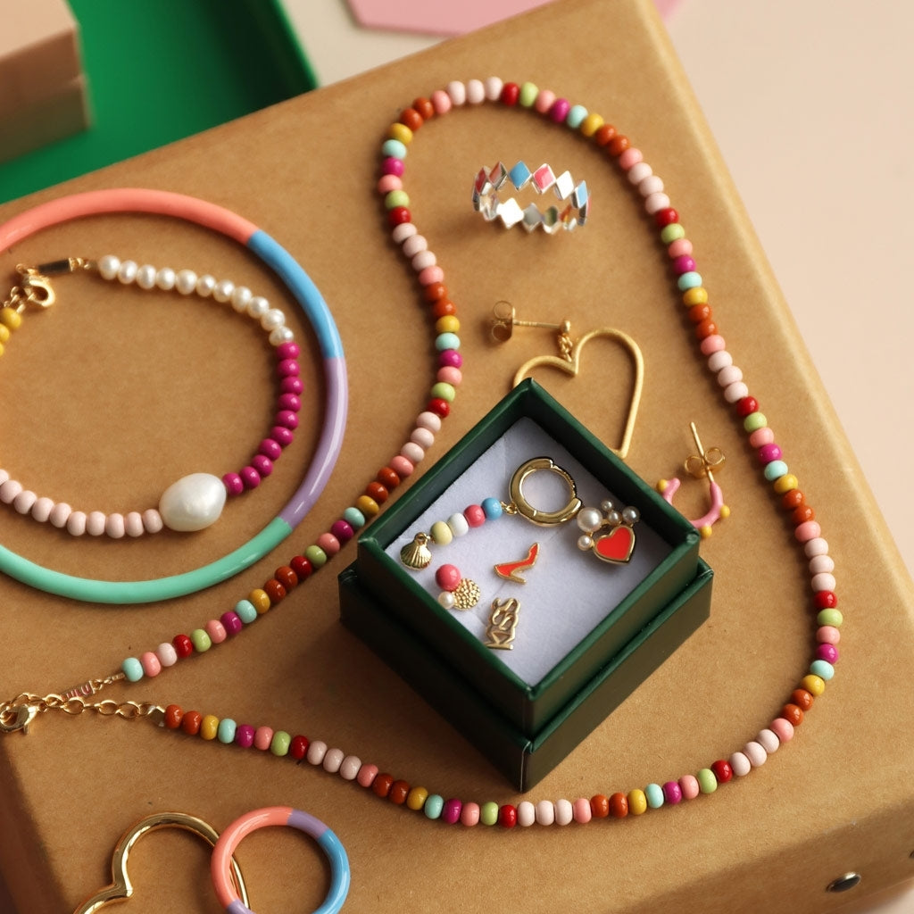 LULU Copenhagen Color Ball Halskæde kort Necklaces Mix