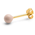 Color Ball Medium ørering 1 stk - Silk Light Pink