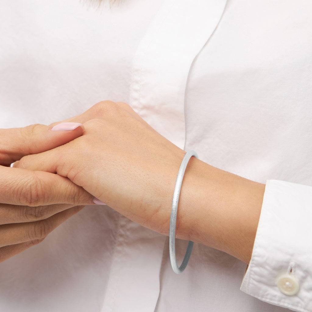 LULU Copenhagen Color Bangle børstet Bracelets Silver Plated