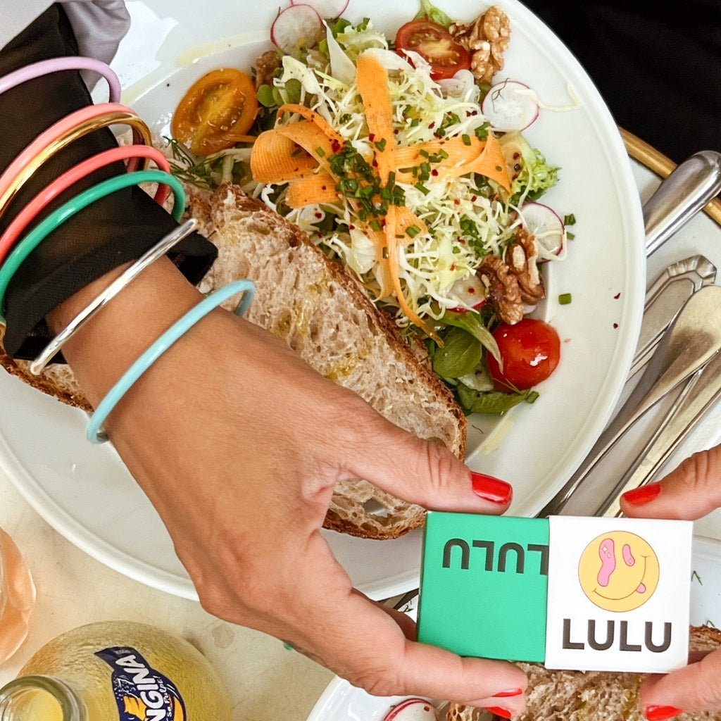 LULU Copenhagen Color Bangle børstet Bracelets Silver Plated