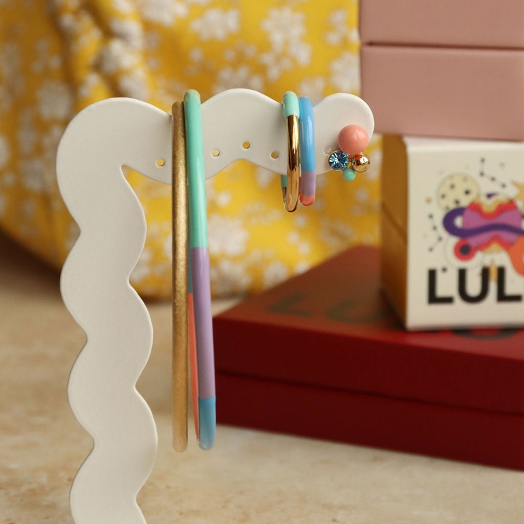 LULU Copenhagen Color Bangle Quatro Bracelets Rainbow