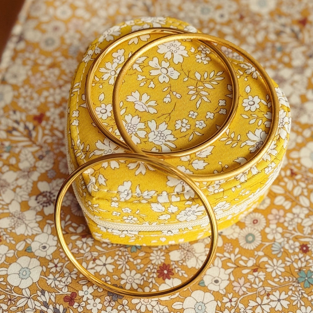 LULU Copenhagen Color Bangle poleret Bracelets Forgyldt