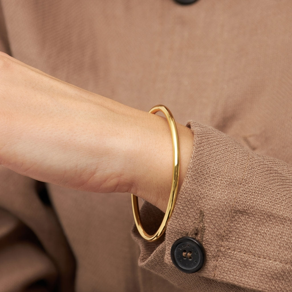 LULU Copenhagen Color Bangle poleret Bracelets Forgyldt