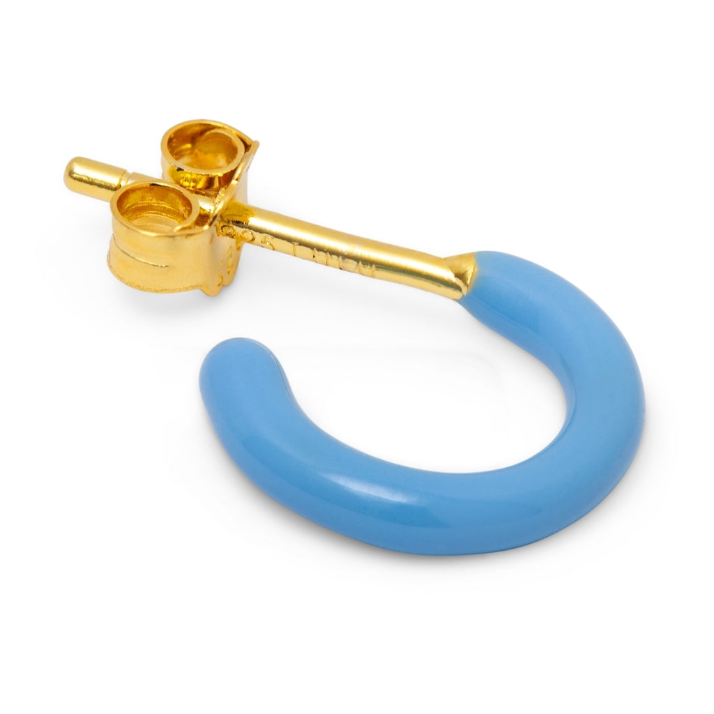 LULU Copenhagen Color Hoop 1 stk Hoops Lyseblå