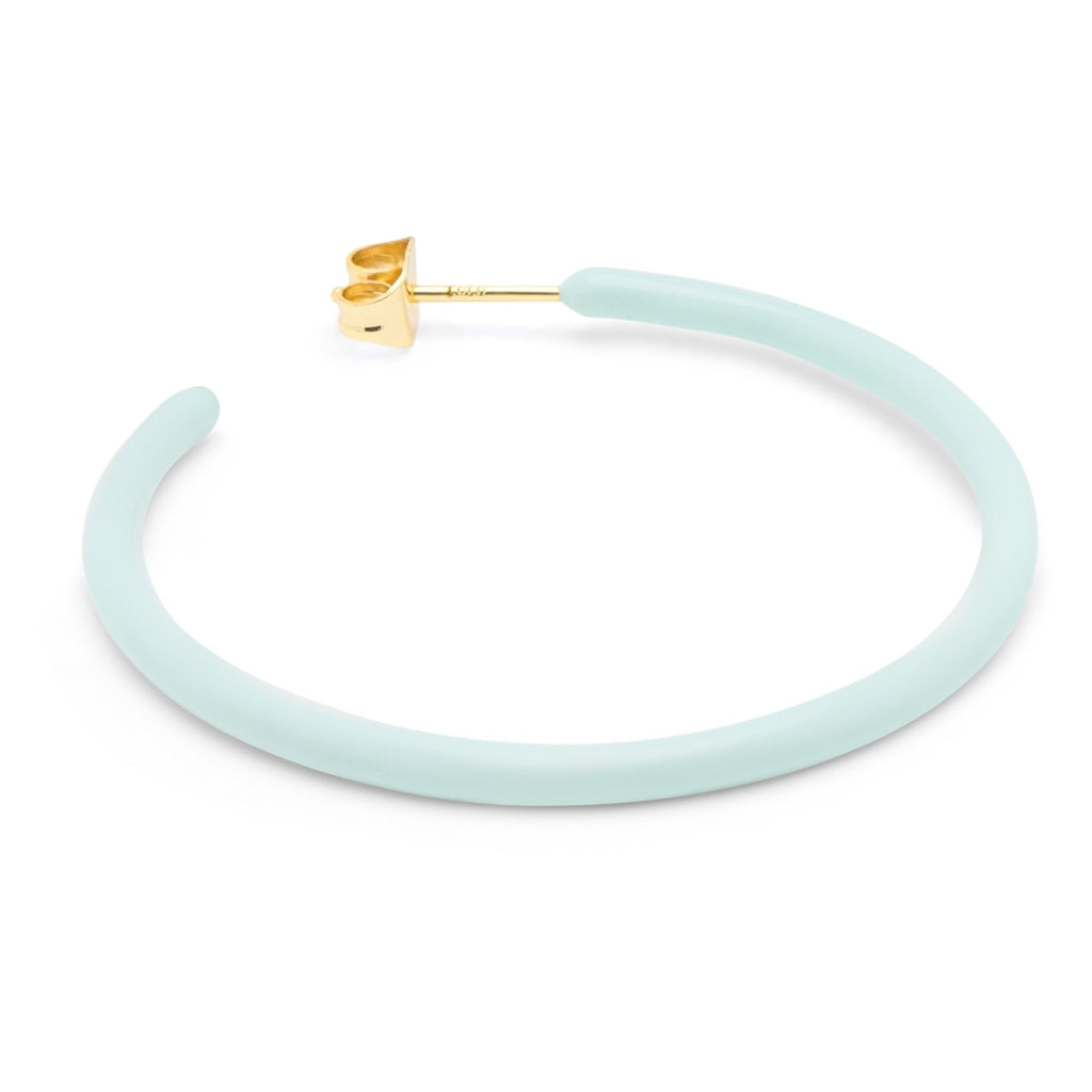 LULU Copenhagen Color Hoops Large par Hoops Mint