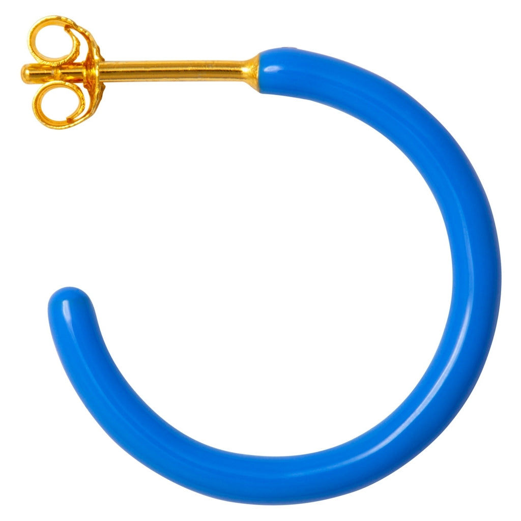 LULU Copenhagen Color Hoops Medium par Hoops Blå