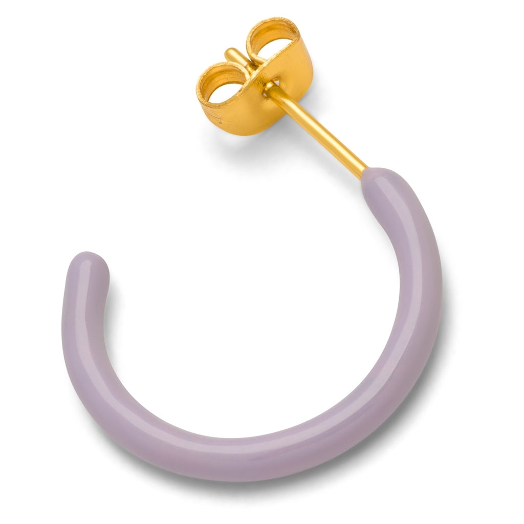LULU Copenhagen Color Hoops Medium par Hoops Lilla