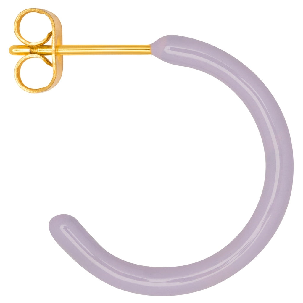 LULU Copenhagen Color Hoops Medium par Hoops Lilla