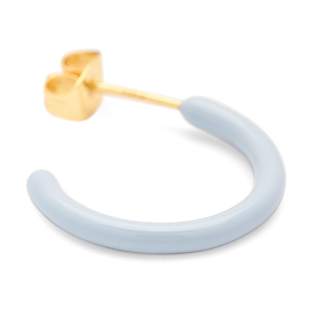 LULU Copenhagen Color Hoops Medium par Hoops Skyride Blue